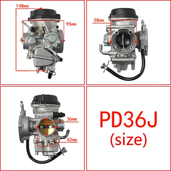 PD36J 36 мм Карбюратор Carburador Для Квадроцикла KFX 400 KFX400 2003-2006 UTV LTZ 400 LTZ400 Raptor 400 Kodiak 400 YFM400