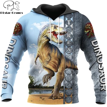 Мужская толстовка с 3D принтом Love Dinosaur Унисекс, роскошные Толстовки, Пуловер на молнии, Повседневная куртка, спортивный костюм KJ367